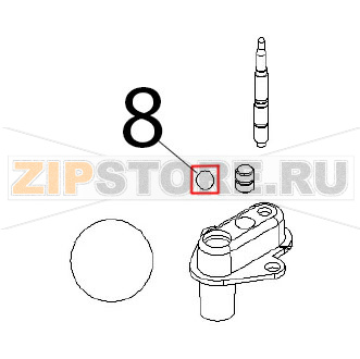 Anello OR Ø: 6.0 Angelo Po 1G1FA0G Anello OR Ø: 6.0 Angelo Po 1G1FA0GЗапчасть на деталировке под номером: 8