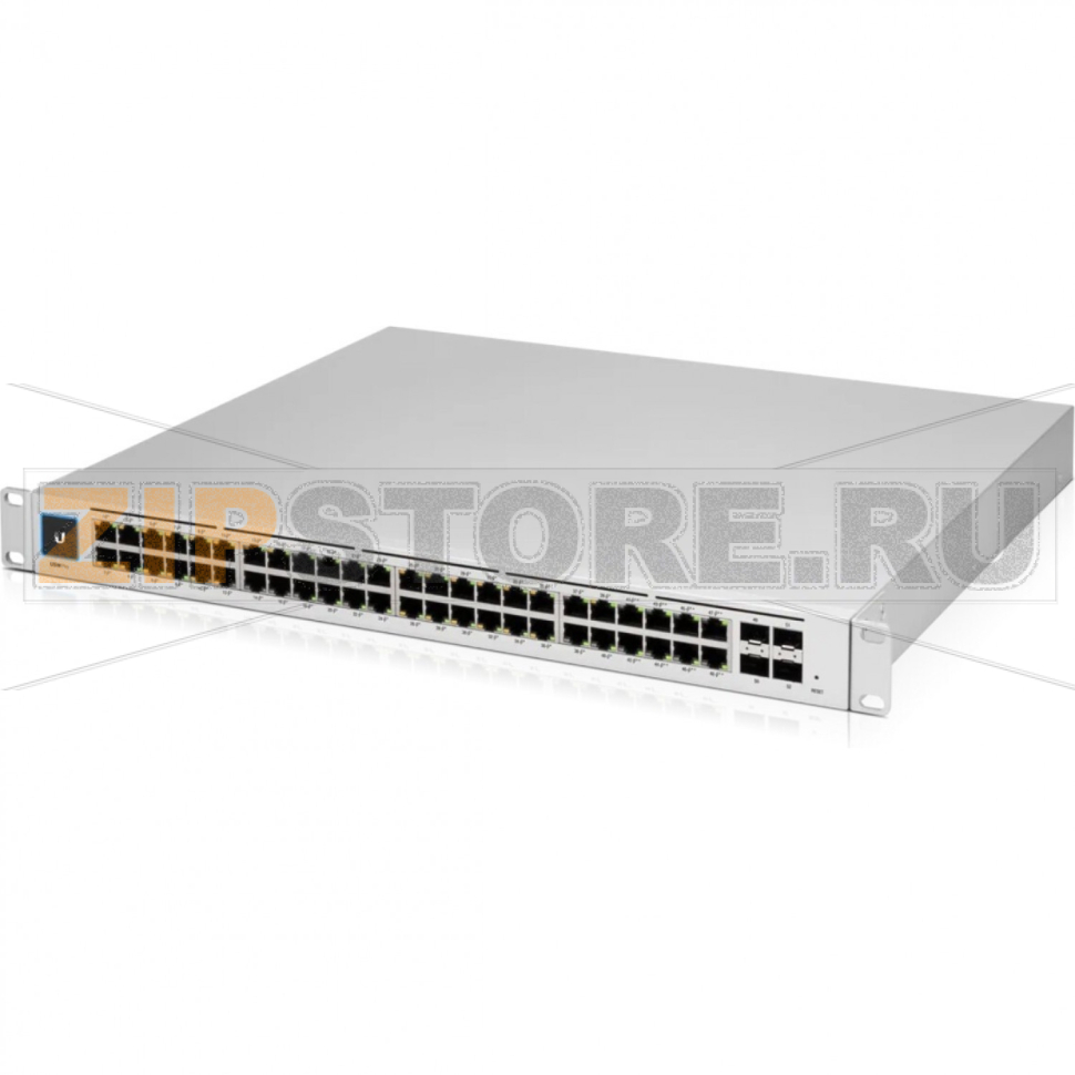 Коммутатор, 48 портов, PoE+ Ubiquiti USW-PRO-48-POE 