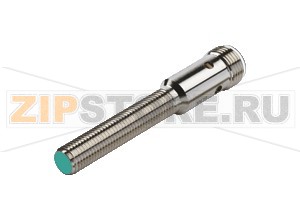 Индуктивный датчик Inductive sensor NRB2-8GS40-E2-V1 Pepperl+Fuchs General specificationsSwitching functionNormally open (NO)Output typePNPRated operating distance2 mmInstallationflushOutput polarityDCAssured operating distance0 ... 1.62 mmReduction factor rAl 1Reduction factor rCu 1Reduction factor r304 1Reduction factor rSt37 1Nominal ratingsOperating voltage10 ... 30 VSwitching frequency0 ... 4000 HzHysteresistyp. 5  %Reverse polarity protectionreverse polarity protectedShort-circuit protectionpulsingVoltage drop&le 2.5 VOperating current0 ... 200 mAOff-state current0 ... 0.5 mA typ. 0.1 &microA at 25 °CNo-load supply current&le 15 mAConstant magnetic field200 mTAlternating magnetic field200 mTSwitching state indicatorMultihole-LED, yellowFunctional safety related parametersMTTFd1010.5 aMission Time (TM)20 aDiagnostic Coverage (DC)0 %Approvals and certificatesUL approvalcULus Listed, General PurposeCSA approvalcCSAus Listed, General PurposeCCC approvalCCC approval / marking not required for products rated &le36 VAmbient conditionsAmbient temperature-25 ... 70 °C (-13 ... 158 °F)Storage temperature-40 ... 85 °C (-40 ... 185 °F)Mechanical specificationsConnection typeConnector M12 x 1 , 3-pinHousing materialStainless steel 1.4305 / AISI 303Sensing faceLCP , greenHousing diameter8 mmDegree of protectionIP67