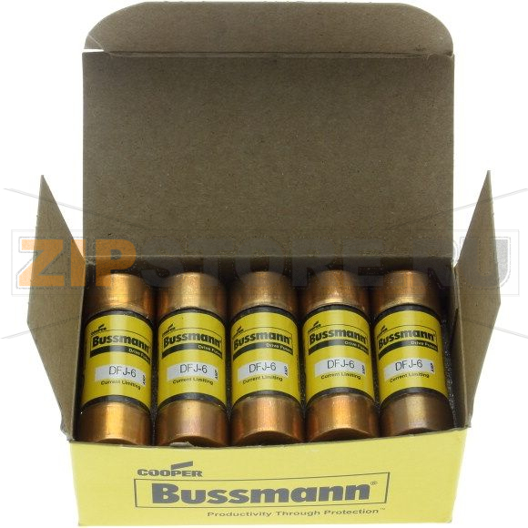 Предохранитель, 6 A, AC 600 В, 200 кА, 21x57 мм, J, UL, CSA Eaton DRIVE FUSE 