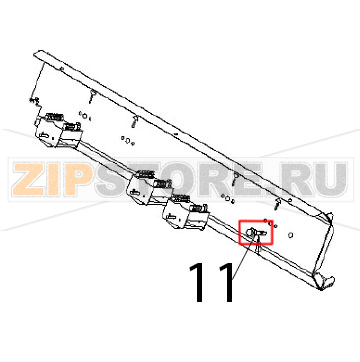 Lampada verde 230 V Angelo Po 190PE4 Lampada verde 230 V Angelo Po 190PE4Запчасть на деталировке под номером: 11