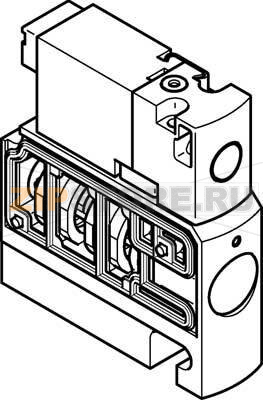 Распределитель с электроуправлением Festo CPVSC1-M1HT-M-H-Q4 