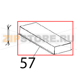 Protection panel board Angelo Po DA51 Protection panel board Angelo Po DA51Запчасть на деталировке под номером: 57