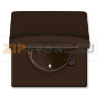 Розетка 16 А, 250 В, IP44, коричневая ABB 2CKA002064A0286