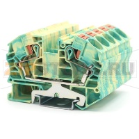 Клемма заземляющая Push-in, желто-зеленая CHIKU RPV 16-PE