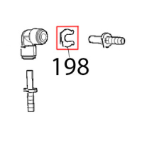 Clip to fix, Ø: 06 mm, connection joi Unox XVC 205E