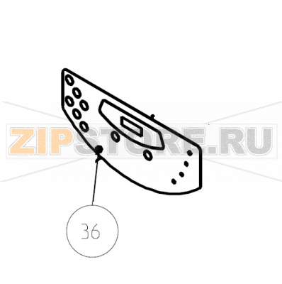 Tastiera a membrana IM9 COIN-OP Imesa LM 23              Tastiera a membrana IM9 COIN-OP Imesa LM 23Запчасть на сборочном чертеже под номером: 36Название запчасти на итальянском языке: Tastiera a membrana IM9 COIN-OP Imesa LM 23
