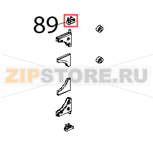 Ferma vetro interno inf. Unox XVC 504 Ferma vetro interno inf. Unox XVC 504Запчасть на деталировке под номером: 89