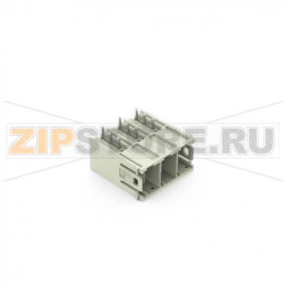 Вилка THT; 1.2 x 1.2 mm solder pin; прямые; 100% защита от неправильного подсоединения; Посеребренные контакты; Шаг контактов 10,16 мм; 3-пол.; светло-серые Wago 832-3643 Универсальное соединение для всех типов проводниковПростой зажим одножильных проводников и проводников с наконечником путем вставкиВстроенные тестовые порты для тестовых штекеров O 2 мм600 В к UL 1059 100% защита от неправильного подсоединенияВозможны варианты кодировки...