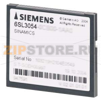 SINAMICS S120 КОМПАКТНАЯ ФЛЕШ КАРТА, БЕЗ УЛУЧШЕНИЯ РАБОЧИХ ХАРАКТЕРИСТИК, ВКЛ. ЛИЦЕНЗИОННЫЙ СЕРТИФИКАТ V4.07 Siemens 6SL3054-0EH00-1BA0