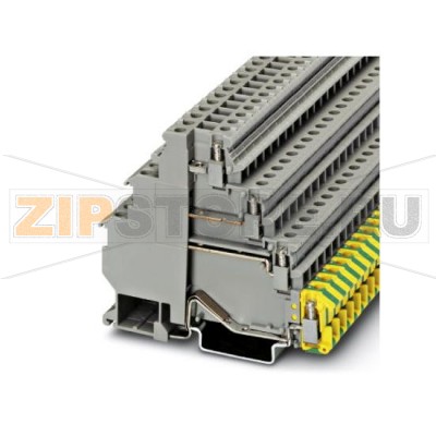 Проходные клеммы Phoenix Contact DLKB 2,5-PE Сечение:  0,2 мм² - 4 мм², AWG: 24 - 12, Тип подключения: Винтовые зажимы, Ширина: 6,2 мм, Цвет: cерый, Тип монтажа: NS 35/7,5, NS 35/15.Минимальный заказ: 50 шт.Упаковка: 50 шт.