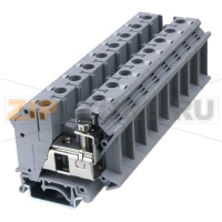 Клемма проходная, универсальная, серая CHIKU RUIK 35