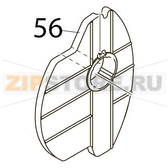 Supply holder L Toshiba TEC B-SX4T-GS10/20-QQ-US Supply holder L Toshiba TEC B-SX4T-GS10/20-QQ-USЗапчасть на деталировке под номером: 56