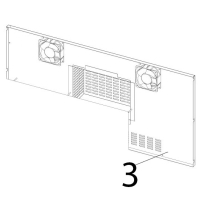 Pannello posteriore Zanolli Synthesis 11/65 VE