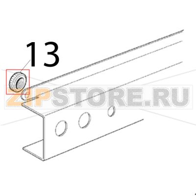 Plastic nut Scotsman AC 56 Plastic nut Scotsman AC 56Запчасть на деталировке под номером: 13