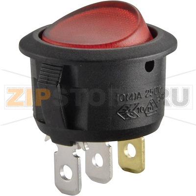 Переключатель клавишный 12 В/DC, 20 А, 1 x выкл/вкл TRU Components TC-R13-208B-02 