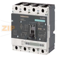 АВТОМАТИЧЕСКИЙ ВЫКЛЮЧАТЕЛЬ  VL 250L VERY HIGH SWITCHING CAPACITY ICU=100KA / 415 V AC 4 ПОЛЮСА, ЗАЩИТА ЭЛЕКТРОУСТАНОВОК РАСЦЕПИТЕЛЬ LCD ETU40, LI/LS/LSI IN=200A, RATED CURRENT IR=80-200A, OVERLOAD ISD=1,5TO10XIR, II=11XIN SHORT-CIRCUIT N PROTECTED WITHOUT