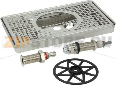 СЛИВНОЙ ЛОТОК ИЗ НЕРЖАВЕЮЩЕЙ СТАЛИ 300X180XH30 ММ 