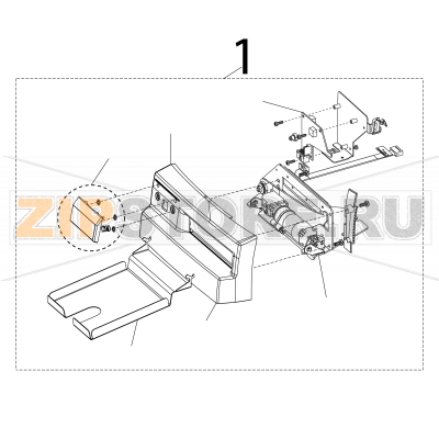 Cutter kit assembly Intermec PF4i Cutter kit assembly Intermec PF4iЗапчасть на деталировке под номером: 1Название запчасти на английском языке: Cutter kit assembly Intermec PF4i.