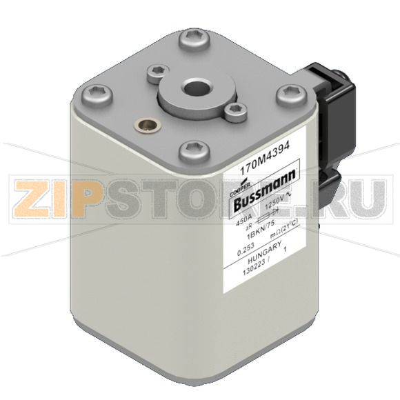Предохранитель, 450 A, AC 1250 В, 100 кА, size 1, 53x69x74 мм, aR, IEC UL Eaton FUSE 450A 1250 