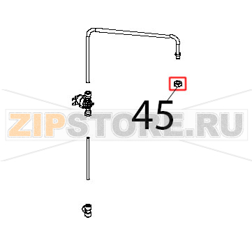 Dado M14, H=8, CH=22, inox Unox XBC 604P Dado M14, H=8, CH=22, inox Unox XBC 604PЗапчасть на деталировке под номером: 45