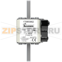 Предохранитель, 100 A, AC 690 В, 200 кА, size 1, 45x59x110 мм, aR, IEC UL Eaton FUSE 100A 690V