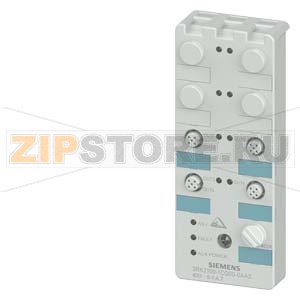 AS-I COMPACT MODULE K60, IP67, A/B-SLAVE (SPEC 3.0), DIGITAL, 4DO, PNP, 4 X OUTPUT OUTPUT SUPPLY DC 24V, 4 X M12-SOCKET Y-II-ASSIGNMENT, MOUNTING PLATE 3RK19010CA00 TO BE ORDERED SEPARATELY Siemens 3RK2100-1CQ00-0AA3 