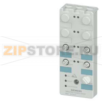 AS-I COMPACT MODULE K60, IP67, A/B-SLAVE (SPEC 3.0), DIGITAL, 4DO, PNP, 4 X OUTPUT OUTPUT SUPPLY DC 24V, 4 X M12-SOCKET Y-II-ASSIGNMENT, MOUNTING PLATE 3RK19010CA00 TO BE ORDERED SEPARATELY Siemens 3RK2100-1CQ00-0AA3