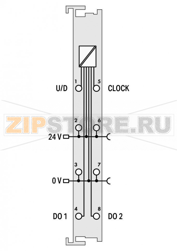 Счетчик предельных значений; светло-серые Wago 750-404/000-002 
