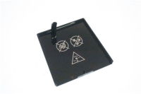 Pulverschachtdeckel schwarz