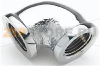 ELBOW, 3/8 NPT FEMALE X FEMALE, CHROME-