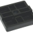 MORSETTO 40x40 mm FORO ø 6,4 mm - MORSETTO 40x40 mm FORO ø 6,4 mm