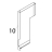 Left prerinse rear panel Fagor FI-2700I