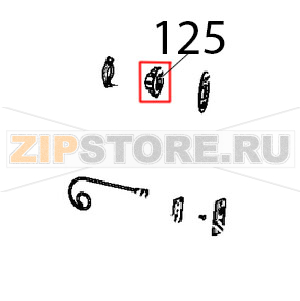 Scrocco maniglia DX CT BT Unox XBC 615EG Scrocco maniglia DX CT BT Unox XBC 615EGЗапчасть на деталировке под номером: 125