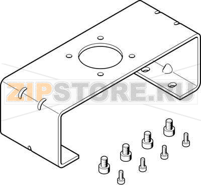 Переходник Festo DARQ-K-P-A2-F05-30-R1 