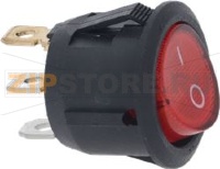 SWITCH RED 3FASTON Ø20mm 250V