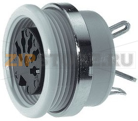 Разъем DIN, 3 контакта Hirschmann MAB 3100 S GREY 