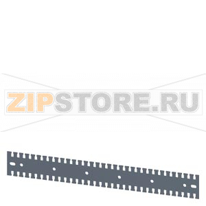 SIVACON, mounting rail, serrated, L: 600 mm, zinc-plated Siemens 8MF1060-2HC13-0 