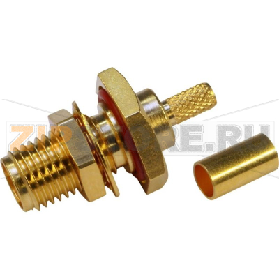 Разъем SMA, обратный, 50 Ом, 1 шт Telegärtner J01151R0001 