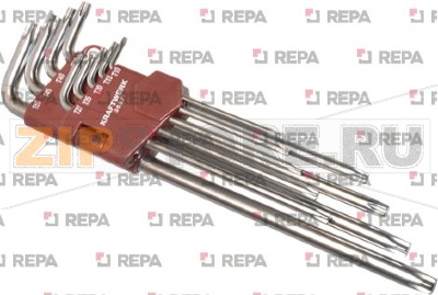 JEU DE 9 CLES MALES COUDEES 