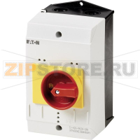 Выключатель аварийный, (ДxШxВ) 160x100x130 мм, серый, красный, жёлтый Eaton CI-K2-PKZ0-GRV