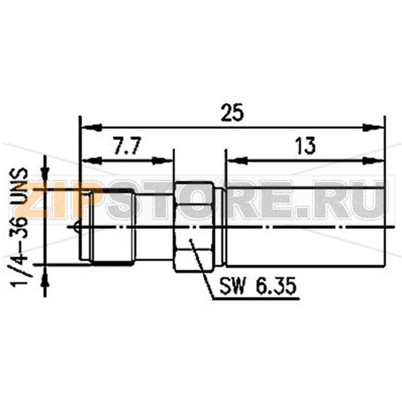 Разъем R-SMA, 50 Ом, 1 шт Telegärtner J01151R0021 