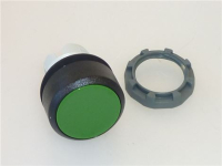 PULSANTE RASATO OPACO VERDE ø 29 mm ABB