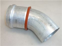 TUBO ARIA ø 60 mm CON ANELLO DI TENUTA