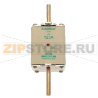 Предохранитель, 125 A, AC 690 В, 120 кА, NH2, aM, IEC Eaton NH FUSE 125AMP 690V aM SIZE 2