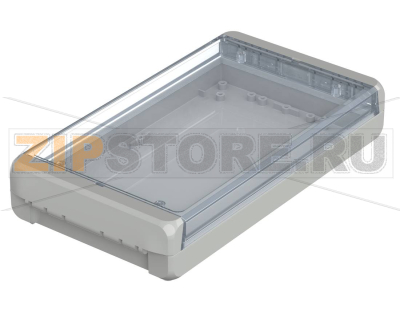 Корпус, 231x125x40 мм, поликарбонат UL 94 V0, прозрачная крышка Bopla B 221304 PC-V0-G 7035 
