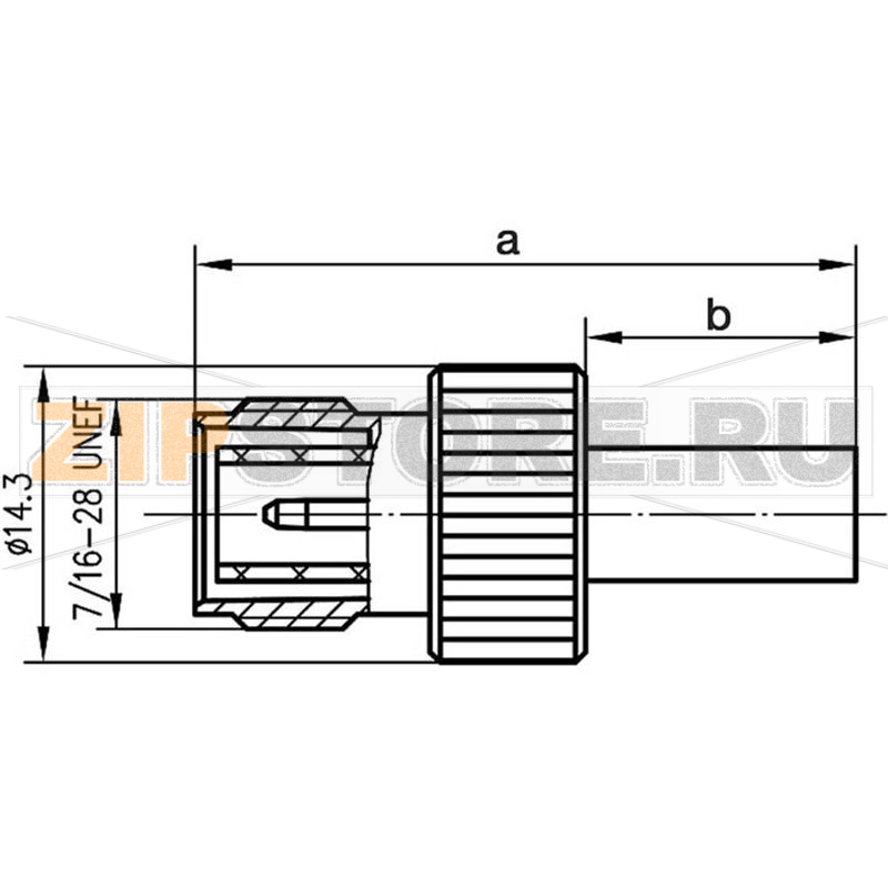 Разъем R-TNC, 50 Ом, 1 шт Telegärtner J01011R0003 