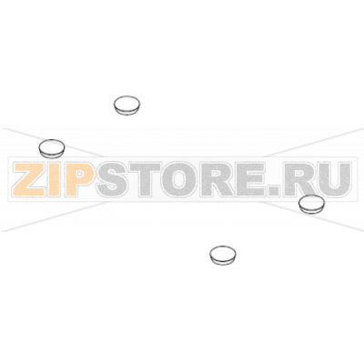 Ножки (12 шт) Zebra ZC300 Ножки (12 шт) Zebra ZC300Запчасть на сборочном чертеже под номером: 2Количество запчастей в устройстве: 12Название запчасти Zebra на английском языке: Kit, Feet (Qty 12)
