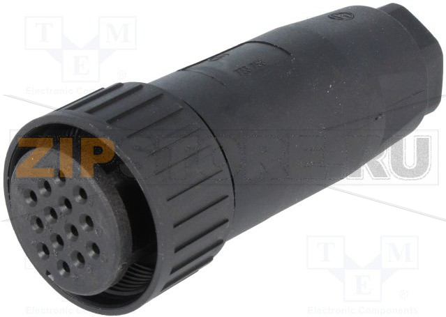 Разъем круглый 10 А, 50 В, IP67, 14 контактов Hirschmann CM 06 EA 20-27 S 