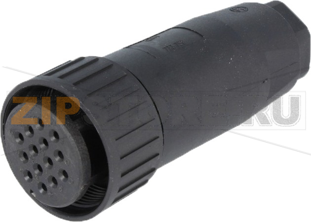 Разъем круглый 10 А, 50 В, IP67, 14 контактов Hirschmann CM 06 EA 20-27 S 